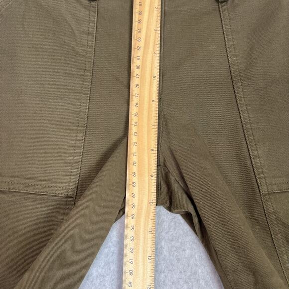 Veronica Beard Army Green Field Mid Rise Cargo Jogger Pant Size 4 - Picture 9 of 13